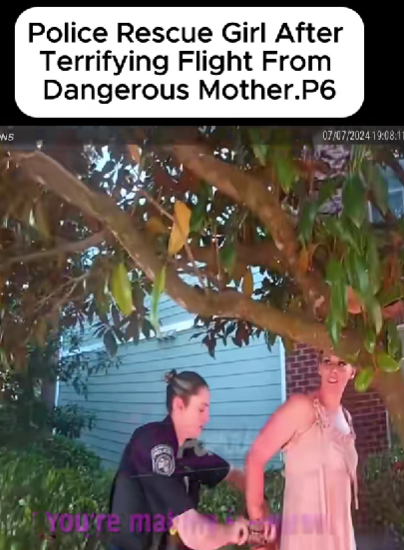 Terrified Girl Escapes Abusive Mother — Police Step In Just in Time