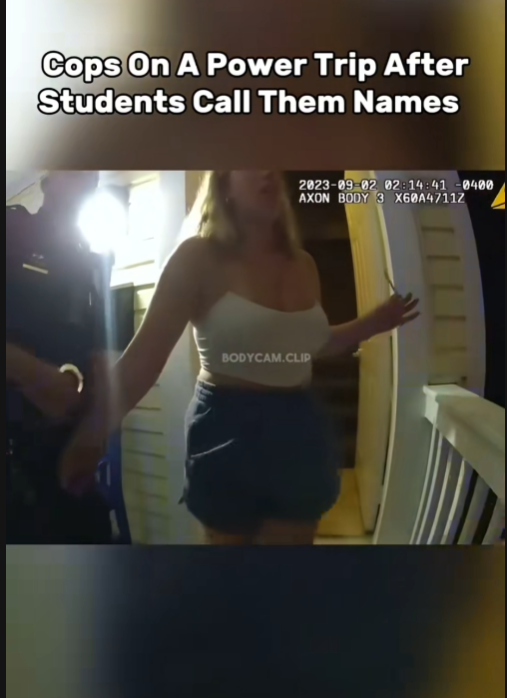 Students Taunt Police From Balcony — Minutes Later, Officers Storm In: Power Trip or Justified Response?