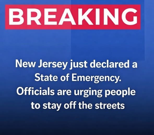 New Jersey Declares State of Emergency — What It Means and Why Officials Are Urging People to Stay Off the Streets