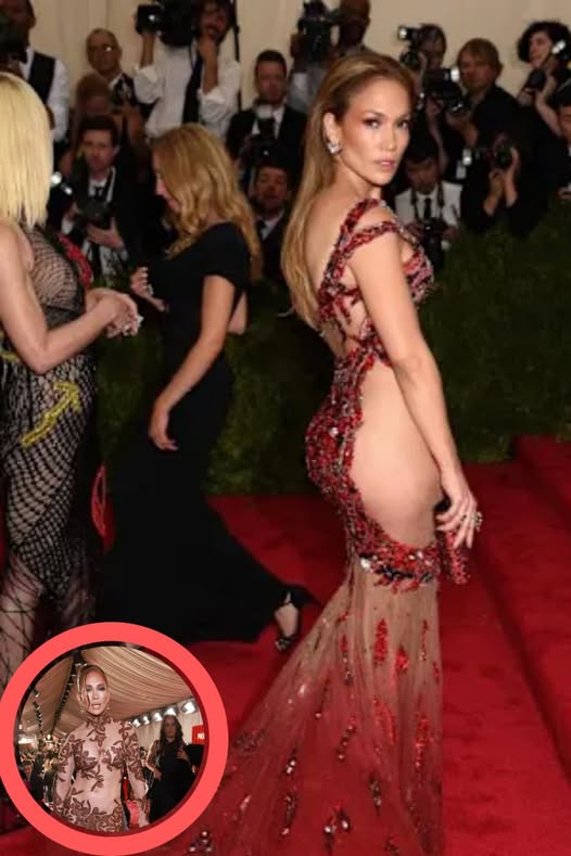 Jennifer Lopez Stuns in a See-Through Dress, Red Carpet Can’t Handle the Heat.