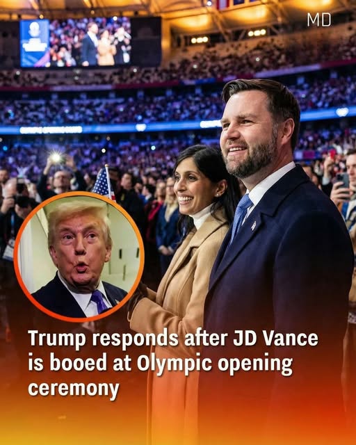 Trump Reacts After JD Vance Receives Mixed Crowd Reaction at Olympic Opening Ceremony
