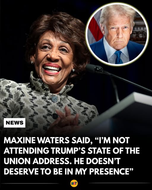 She Told America to Turn It Off: Maxine Waters’ State of the Union Boycott Sparks a Political Firestorm