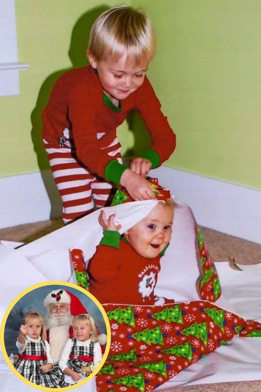 Smiles Gone Sideways: Hilarious Christmas Moments Parents Hide in the Drawer. (Funniest Photos)