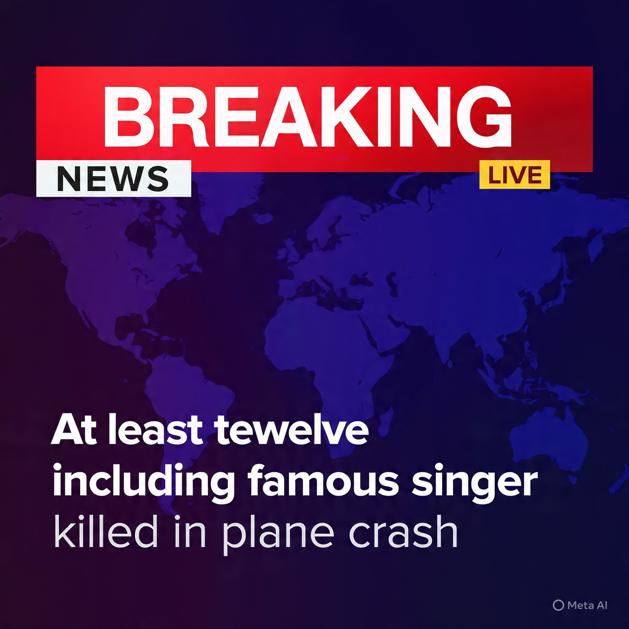 Twelve dead including famous singer in plane crash off remote island