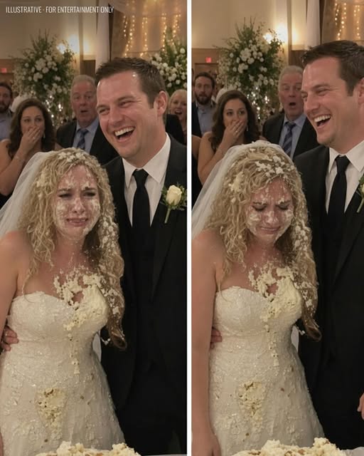 My Groom Smashed My Face Into Our Wedding Cake — Seconds Later, My Brother Did Something Nobody Expected